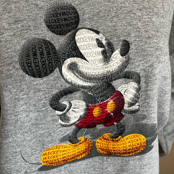 Vintage Mickey Mouse Disney Crew Neck Sweatshirt sz Large - Picture 4 of 16